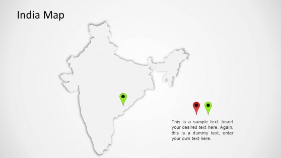 India Map For Powerpoint - Slidemodel