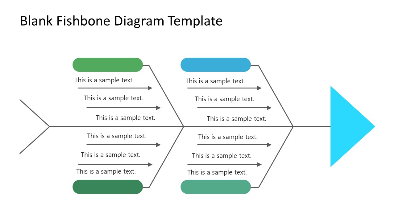 Blank Fishbone Diagram PowerPoint Template