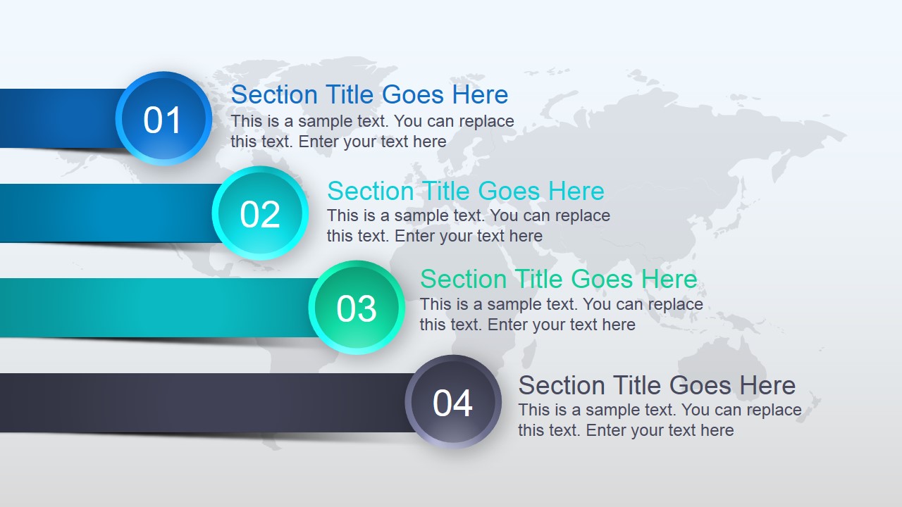 Elegant Global PowerPoint Template SlideModel