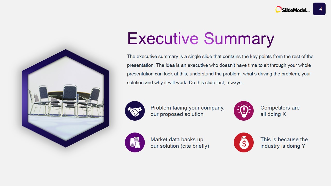 executive summary examples powerpoint