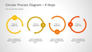 Creative Circular Process Diagram For PowerPoint Steps SlideModel