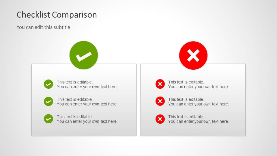 Checklist Tables For Powerpoint Slidemodel 13776 Hot Sex Picture 4827