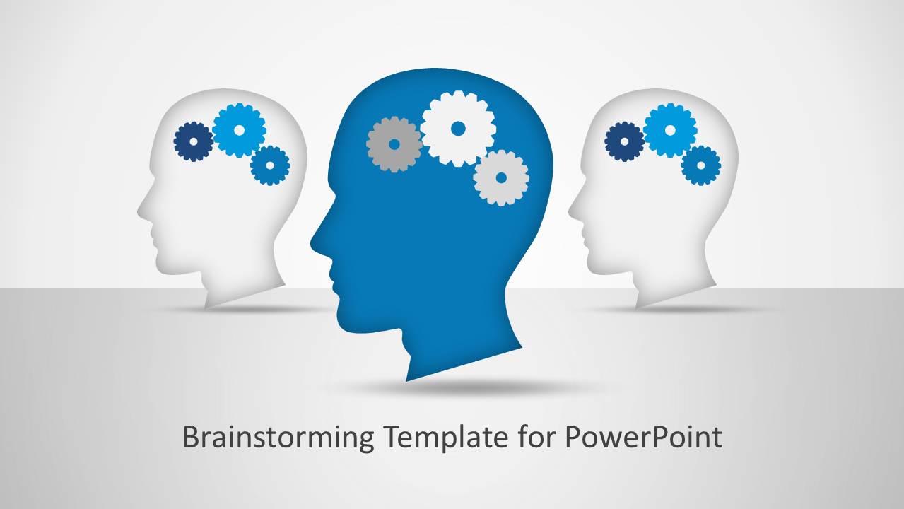 Brainstorming PowerPoint Template SlideModel