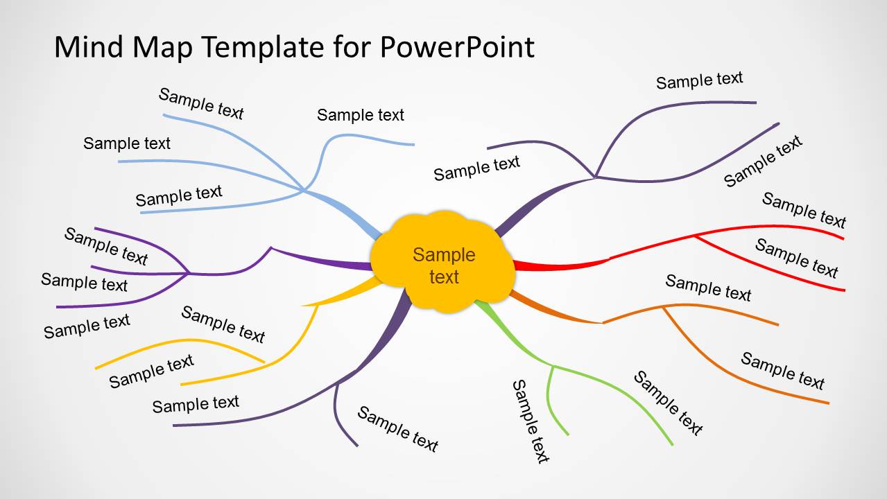 Creative Mind Map Template for PowerPoint