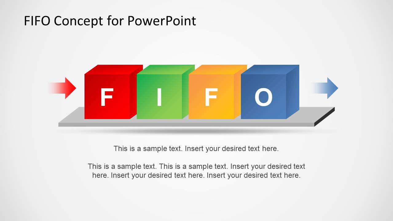 FIFO PowerPoint Template SlideModel