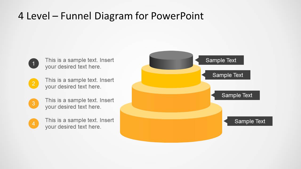 Level Stacked Funnel Diagram Template For Powerpoint Slidemodel 35532 Hot Sex Picture 0154