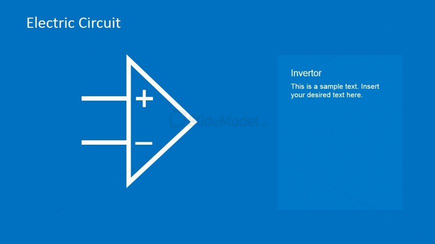 Circuit Inverter PowerPoint Template - SlideModel symbols for process flow diagrams 