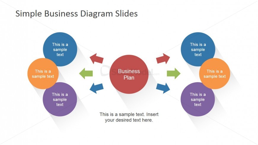 Main Concept Idea Slide Design With Arrows Slidemodel 3105