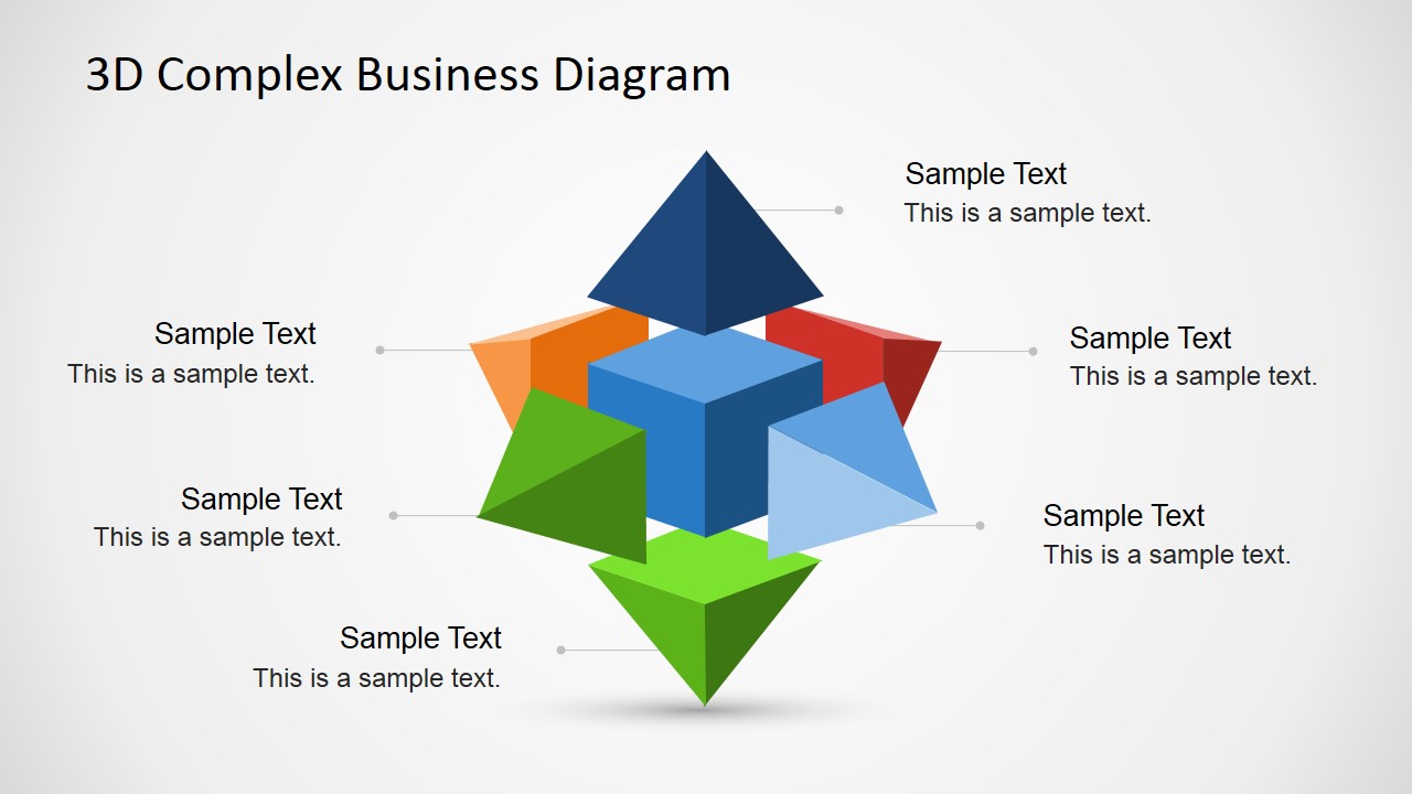 3d Complex Business Diagram For Powerpoint Slidemodel