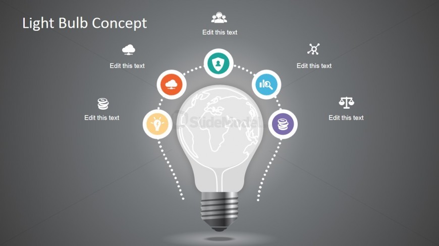 Light Bulb Concept Poerpoint Template