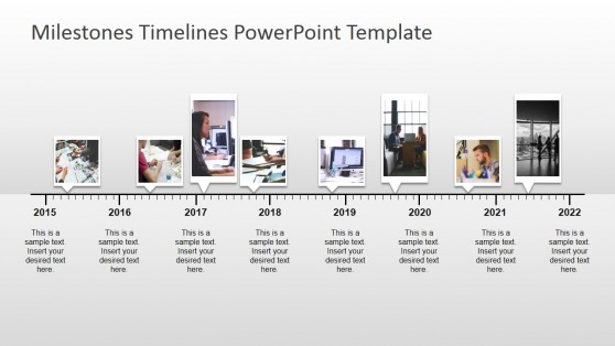 Milestones Timeline Powerpoint Template Slidemodel 9335