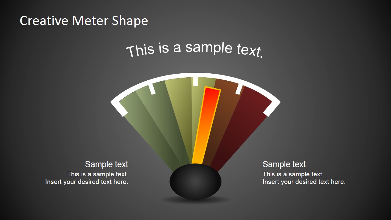 Free Creative Meter Shapes For Powerpoint Slidemodel