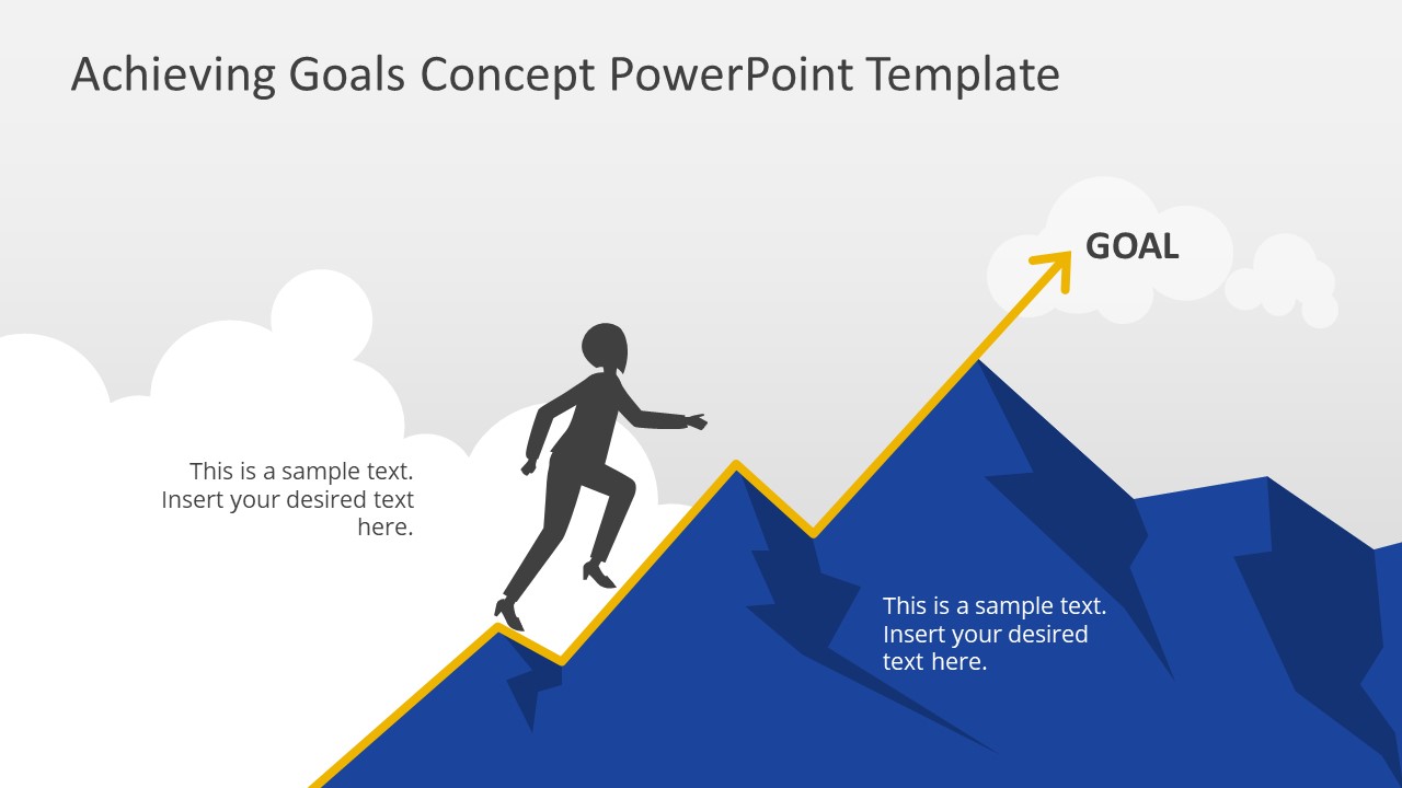 Free Achieving Goals PowerPoint Template Google Slides