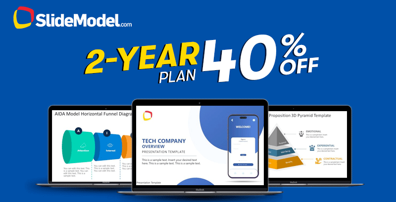 SlideModel 2-Year Unlimited Plan - 40% Off Flash Sale