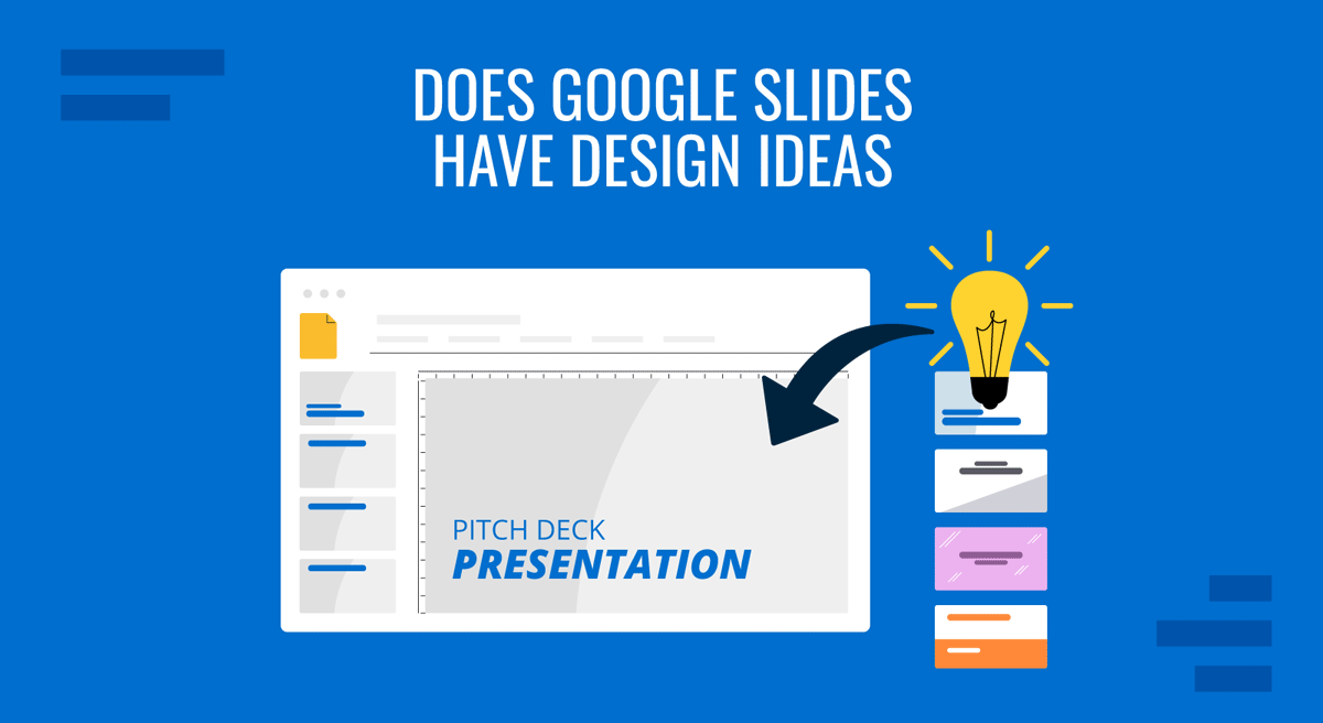 Cover for Does Google Slides Have Design Ideas article by SlideModel