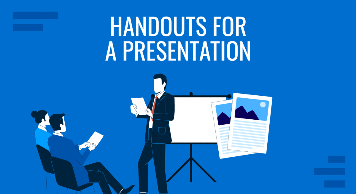 Cover for handouts for a presentation guide by SlideModel
