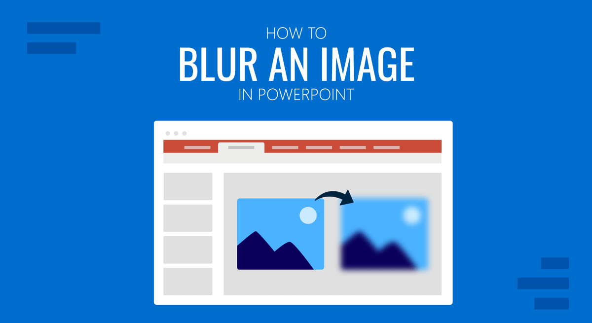 Cover for how to blur an image in PowerPoint