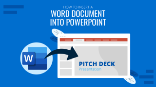 how to add presentation on word