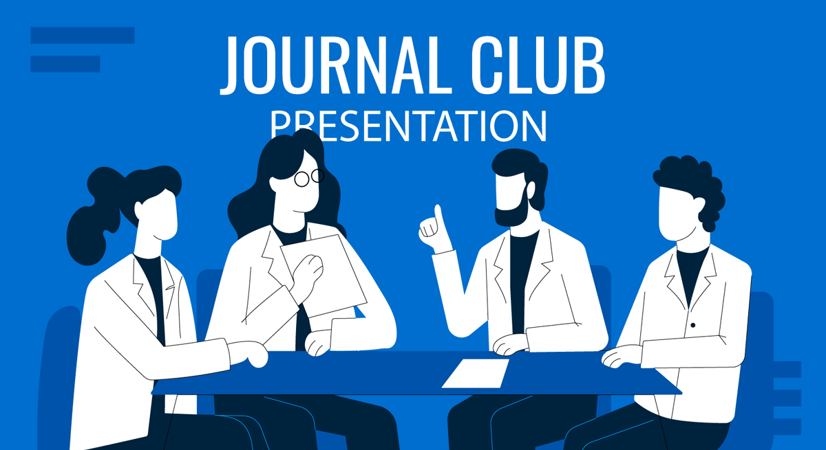 Cover for Journal Club Presentation guide by SlideModel