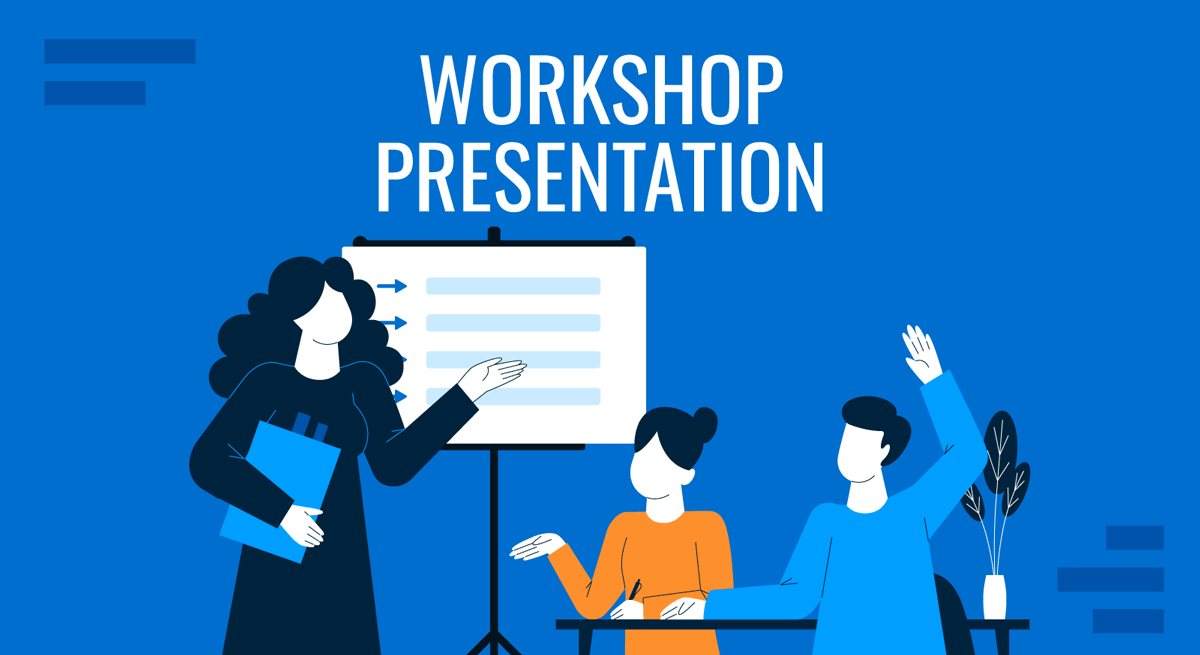 Cover for How to Create a Workshop Presentation guide by SlideModel