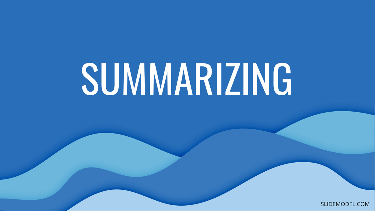 Summarizing Business Presentations PPT Template The Best Ways for Summarizing Business Presentations PPT Template
