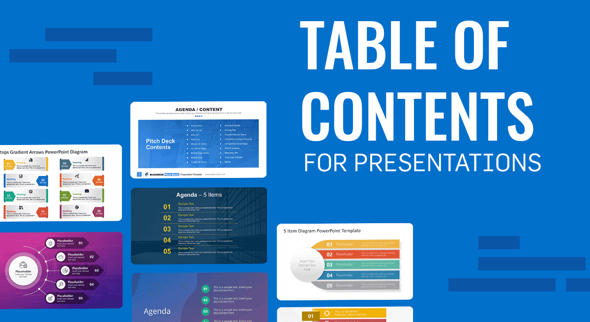 0000 Table Of Content Cover Slidemodel, How To Make A Circle Table Skirt In Powerpoint