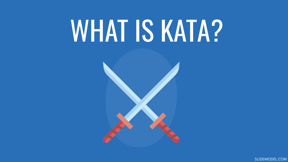 Using Kata for Lean Management and Presentation Skills PPT Template 