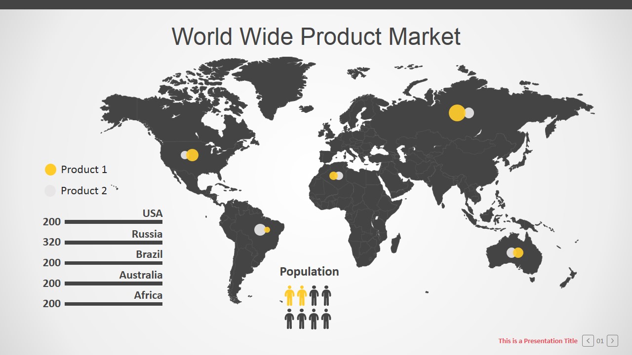 Editable World Map Powerpoint Worldmap Infographic For Powerpoint - Slidemodel