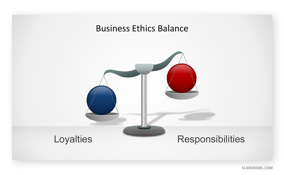 Scales Business Ethics PowerPoint Template Weight Scales Business Ethics PowerPoint Template