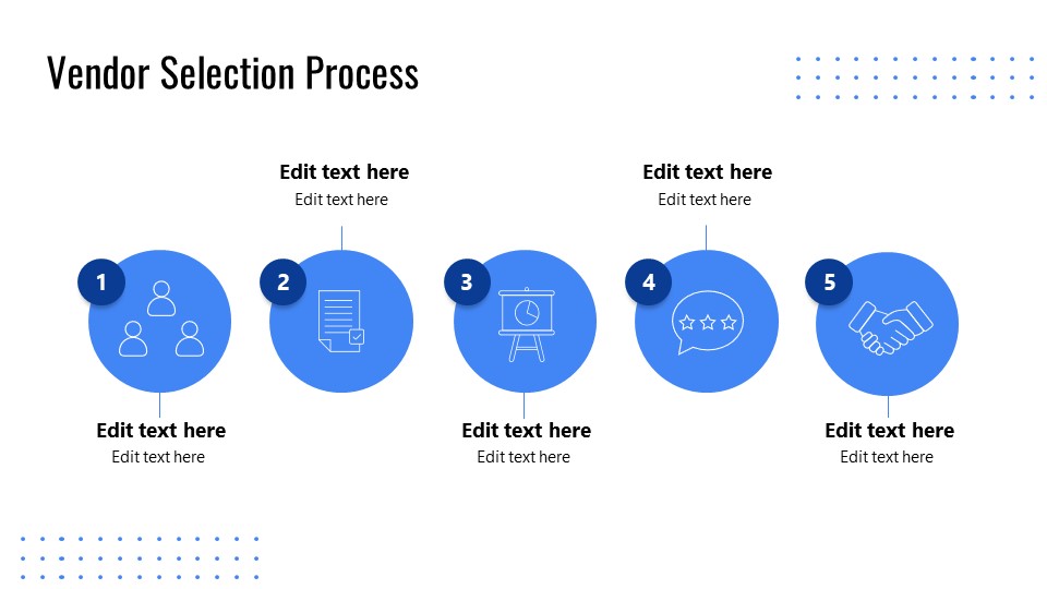 Infographic Layout for Vendor Selection Process