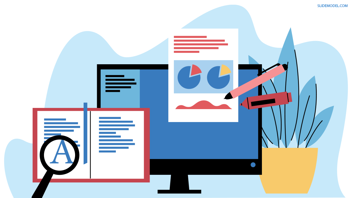 Case Study Computer PPT Template Case Study Computer PPT Template