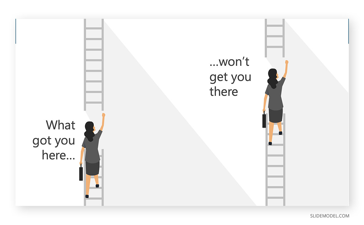 Kata Climb the Ladder PowerPoint Template Kata Climb the Ladder PPT Template