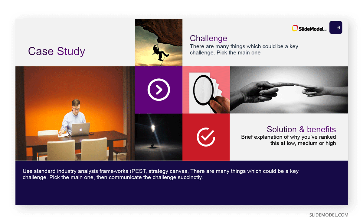 Business Case Study Presentation Example PPT Template