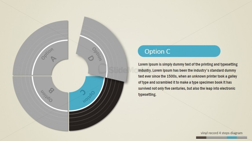 PowerPoint Editable Vinyl Records Shapes