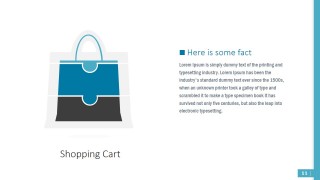 PowerPoint Theme Shopping Bag Puzzle