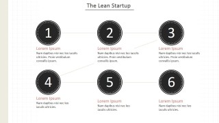 Animated Professional Six Steps Diagram for PowerPoint