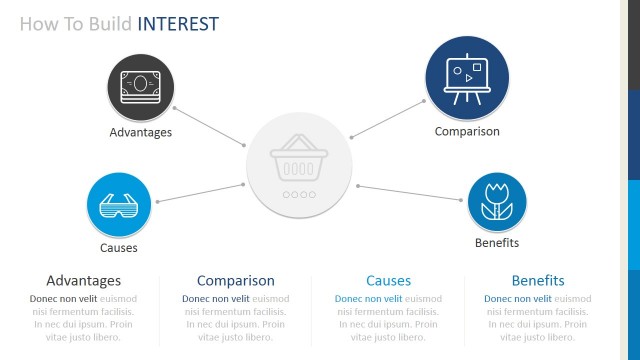 AIDA Network Diagram for PowerPoint