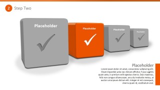 Four Steps Checklist PPT Template