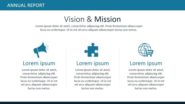 Professional PowerPoint Templates for Vision and Mission