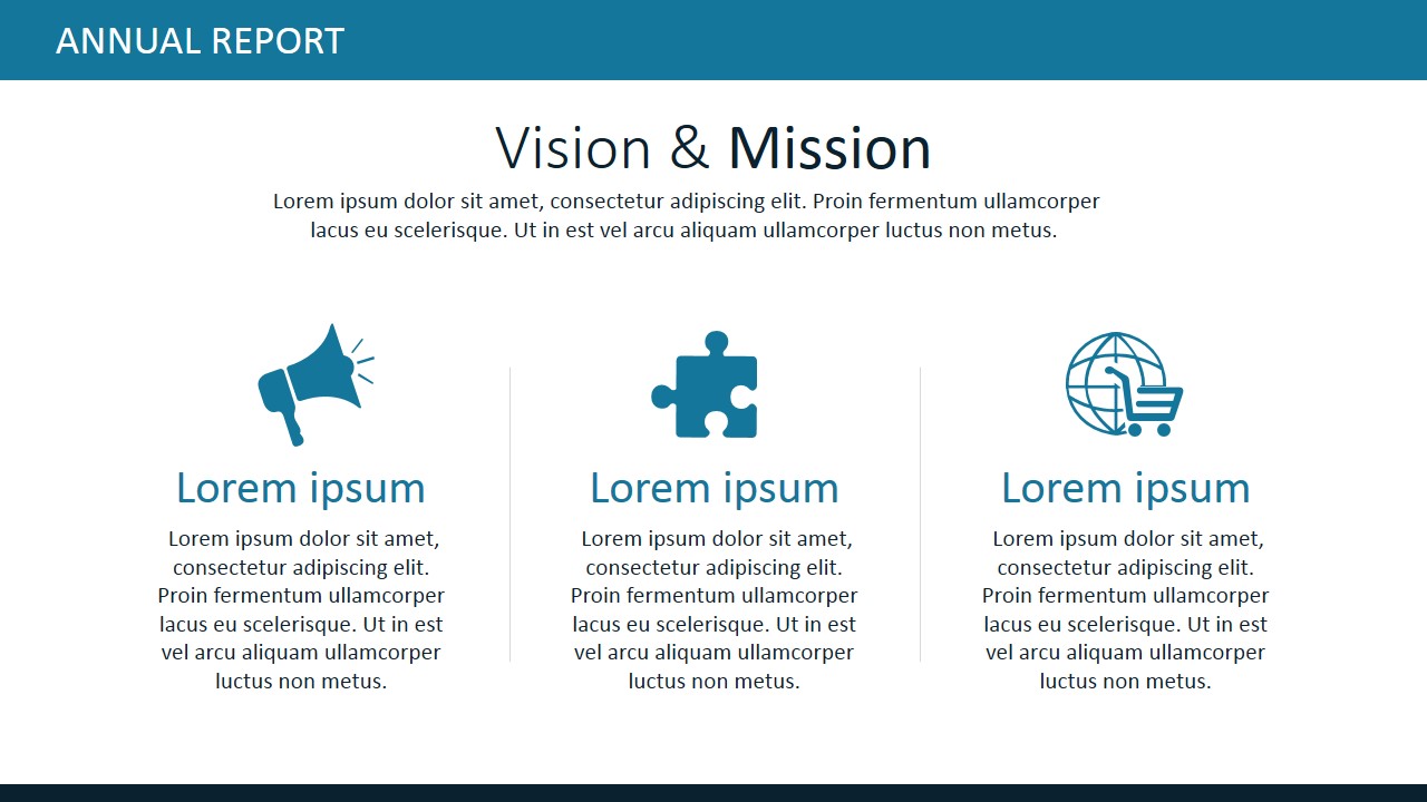 Mission and Vision PowerPoint Template
