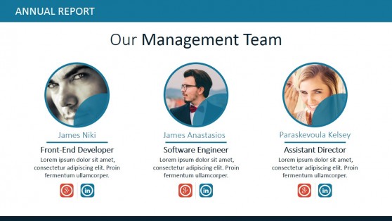 Management Team PowerPoint Shapes