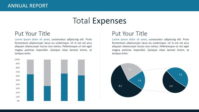 Total Expenses PowerPoint Theme