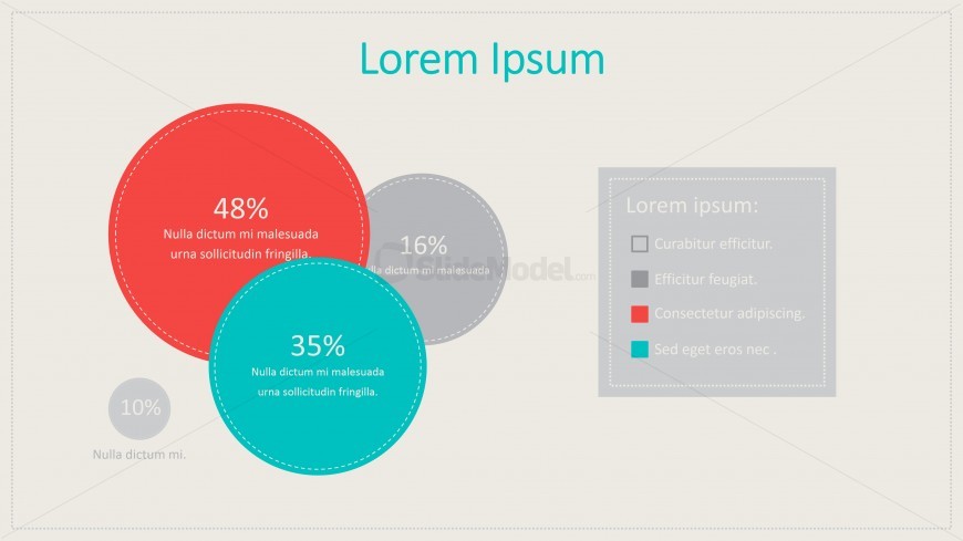 PPT Venn Diagram Vintage Style