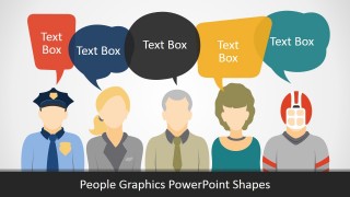 PPT Template of People in Different Roles