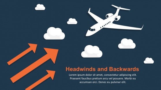 Headwinds Backwards PowerPoint Template