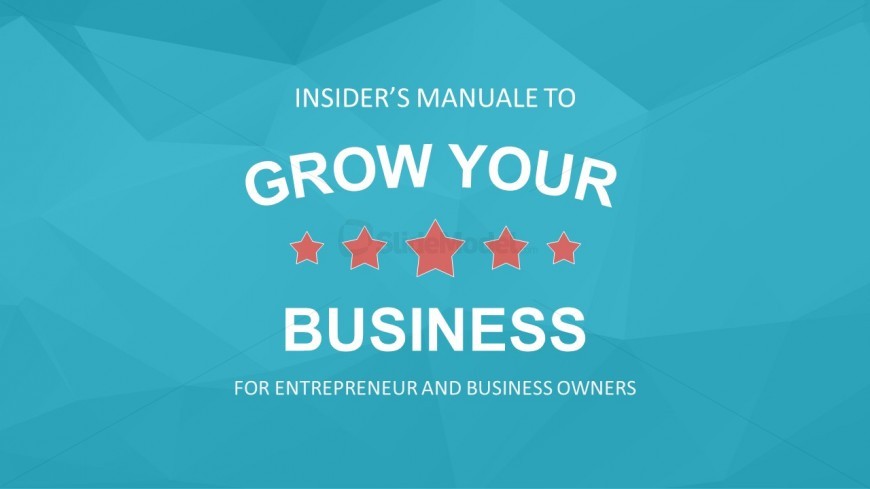 Grow Your Business PowerPoint Cover Slide