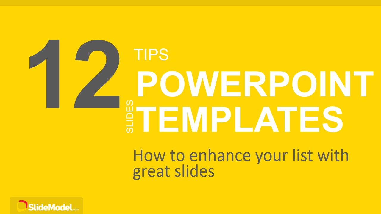 12 Tips List PowerPoint Templates SlideModel