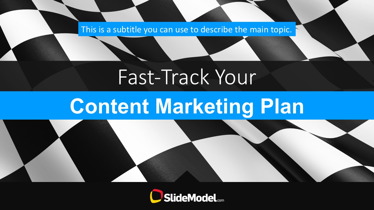 Content Marketing Plan Overview PowerPoint Templates Cover