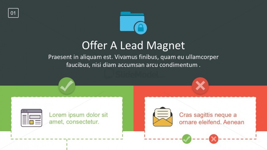 Sales Funnel Lead Magnet Framework For PowerPoint