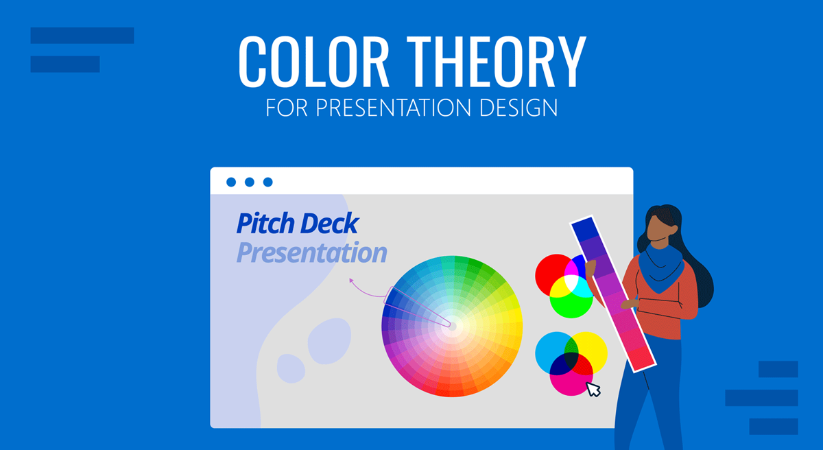 cover for color theory for presentation design guide